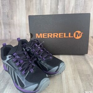 NEW Merrel Women's 5.5 Siren Edge 3 WP Black Acai Hiking Shoes